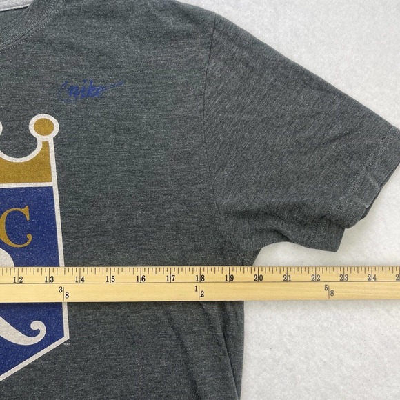 Nike Kansas City Royals Shirt Mens Medium M Gray MLB Baseball Short Slee… - Picture 7 of 11